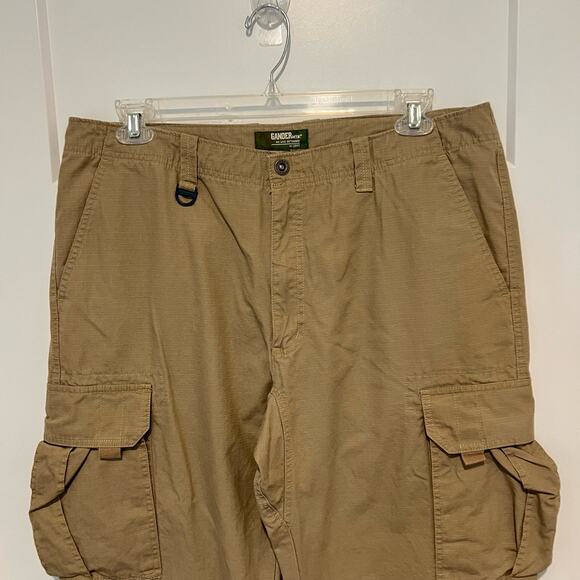 Gander MTN. Cargo Pants Men’s 38x30 Khaki Ripstop Hiking Outdoor Gorpcore Beige - Picture 3 of 10